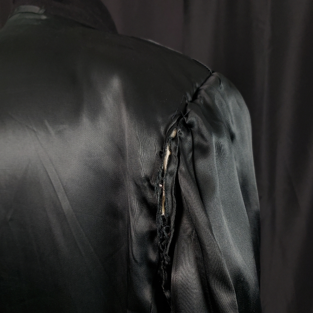 Ing. Loro Piana & C. Black Cashmere Trench Over Coat Duster 52 42 Made in Italy - Picture 7 of 7